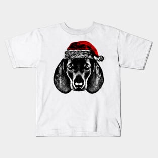 Christmas Dachshund Kids T-Shirt